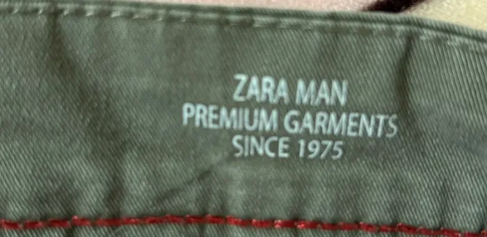 Jeans vert Zara - photo numéro 5