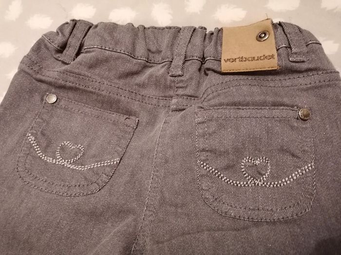 Jean gris taille ajustable Verbaudet 18 mois - photo numéro 3