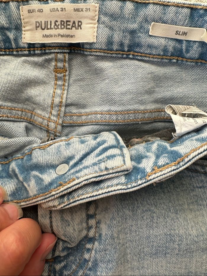 Bermuda en jean pull and bear taille 40 - photo numéro 9