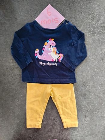 Ensemble licorne 6 mois