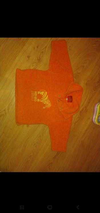Pull kenzo junior orange 6 mois