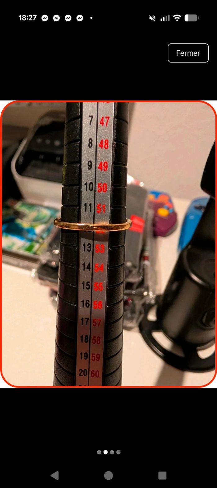 Bague Papillon en Titane Doré & Cristaux - NEUVE - photo numéro 4