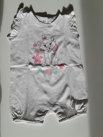 Combi short fille disney "Marie". 12 mois
