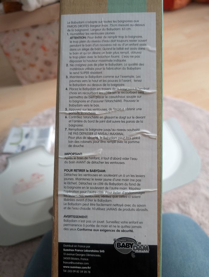 Réducteur de baignoire - Babydam - photo numéro 6