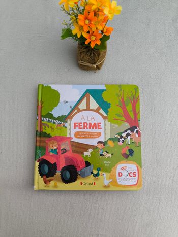 Livre sonore À la ferme Gründ