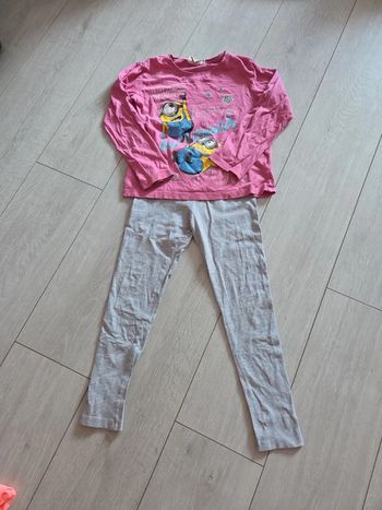 Pyjama les minions fille 10 ans