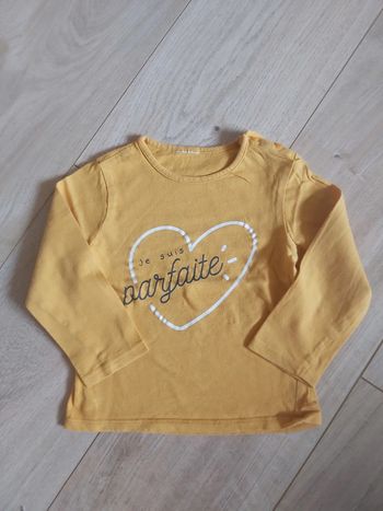 Tee-shirt manches longues fille Kiabi 18 mois (78)