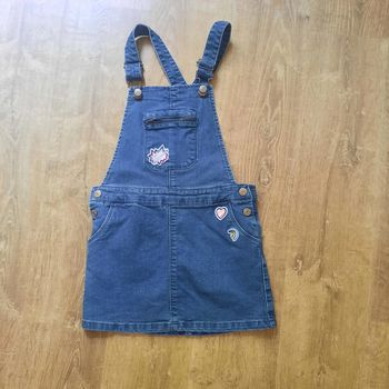 Robe salopette en jean