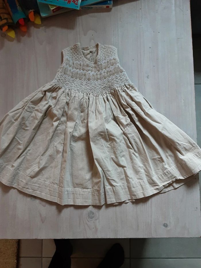 Magnifique robe été en coton T. 2-3 ans