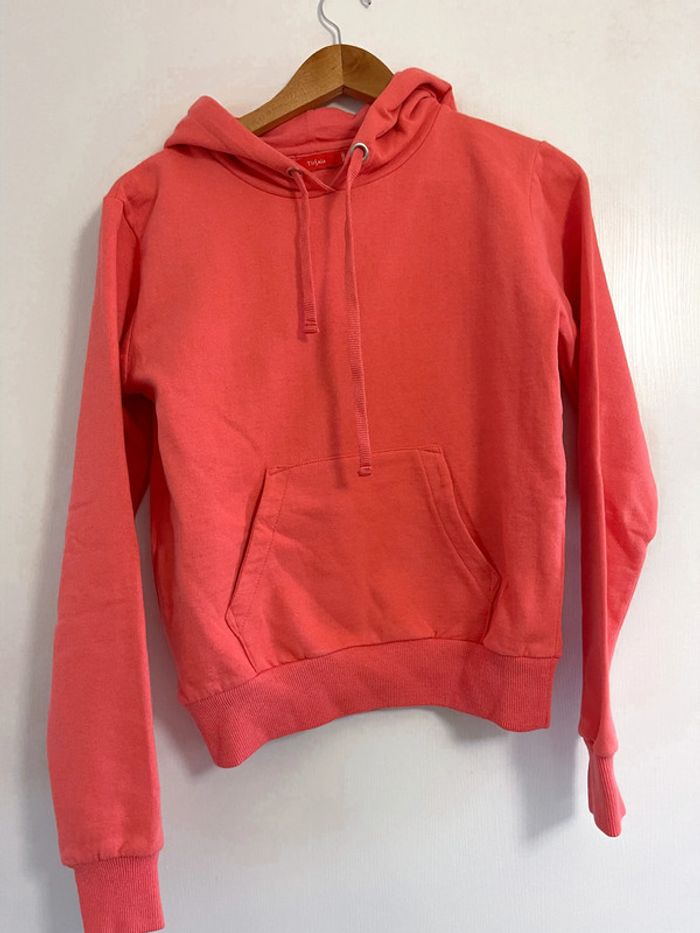 Pull à capuche rose Tissaia - photo numéro 4