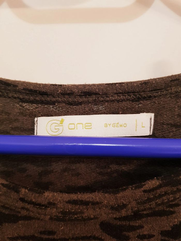 T-shirt manches longues avec épaules apparentes - photo numéro 3