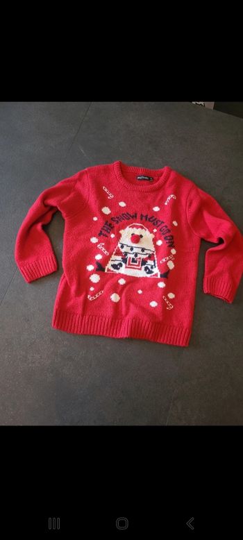 Pull Noël 6 ans