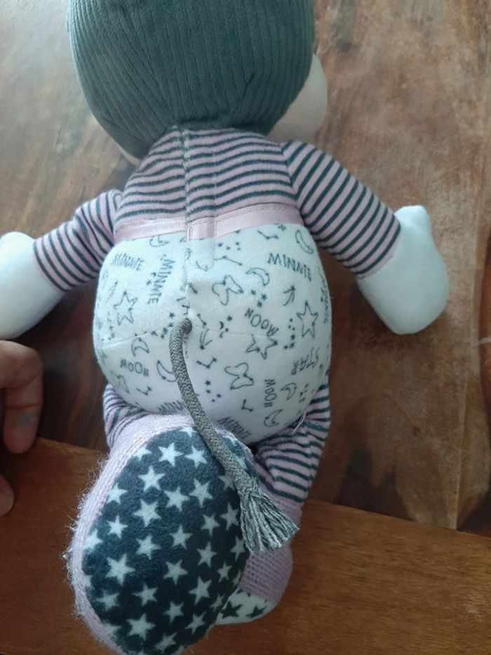 Peluche veilleuse musicale minnie - photo numéro 4