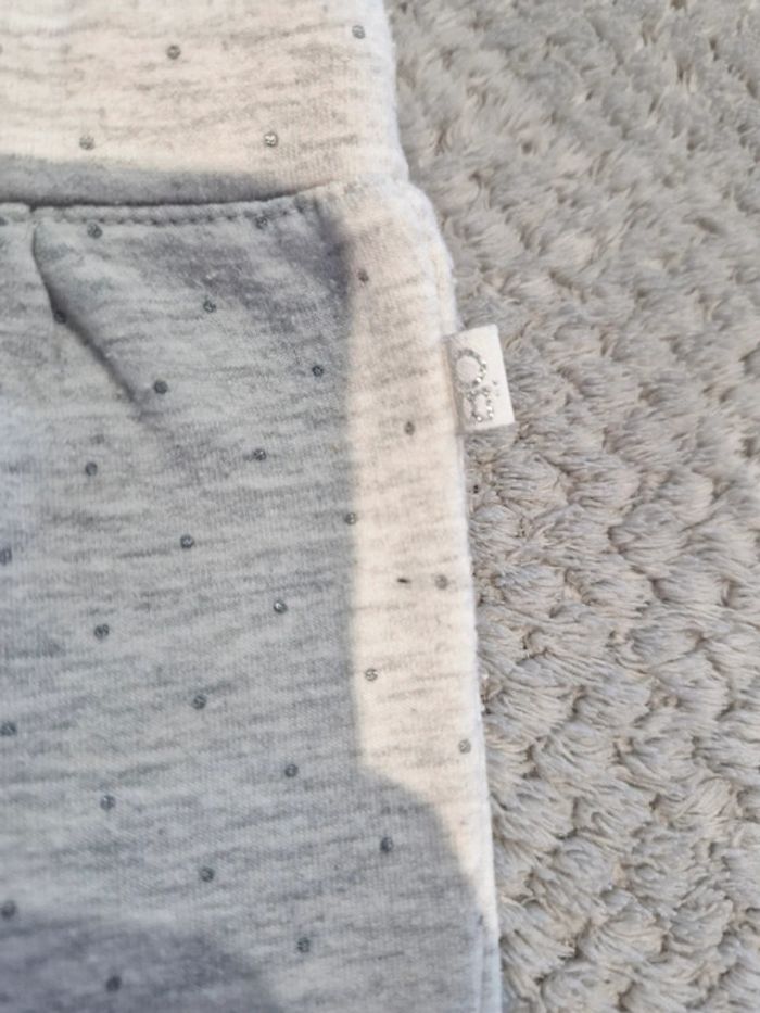 Pantalon jogging fille gris 18 mois Obaïbi - photo numéro 2