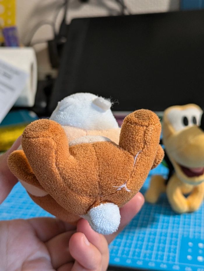 2 porte-clés peluche Disney : Tac et Pluto - photo numéro 4