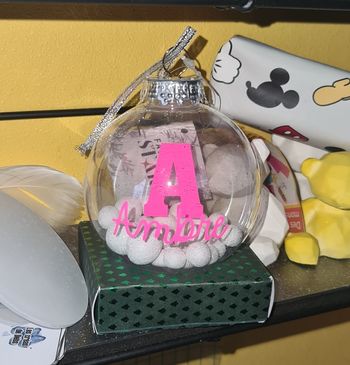 Boule de noël personnalisé