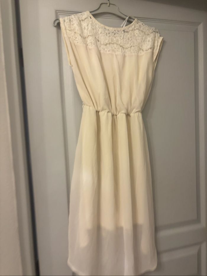 Robe en voile doublée atmosphère  s - photo numéro 5