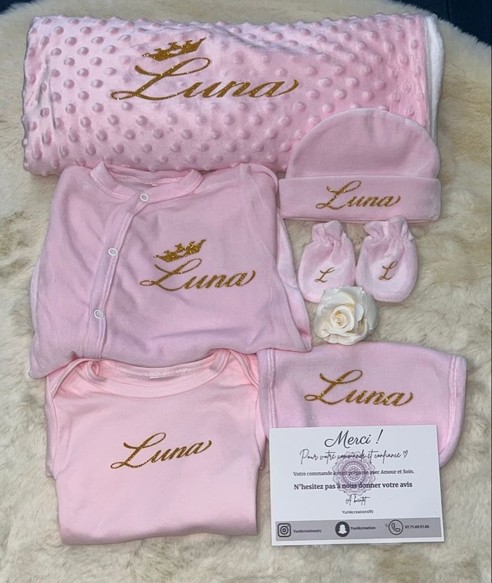 Kit naissance personnalisé baby Pink - photo numéro 2