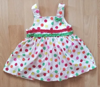 Robe à pois Orchestra 1 mois (54 cm)