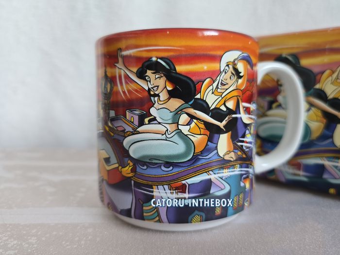 Tasse / Mug / Cup scène boite Disney Classics Aladdin Jasmine Genie - photo numéro 3