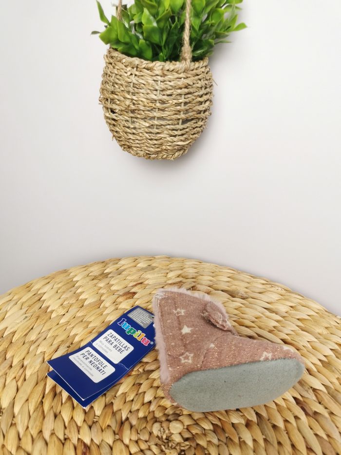 Chaussons fourrés vieux rose motifs étoiles Lupilu Pointure 16/17 - photo numéro 6