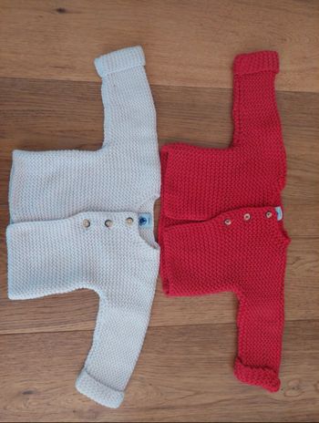 Gilets petit bateau 3 mois