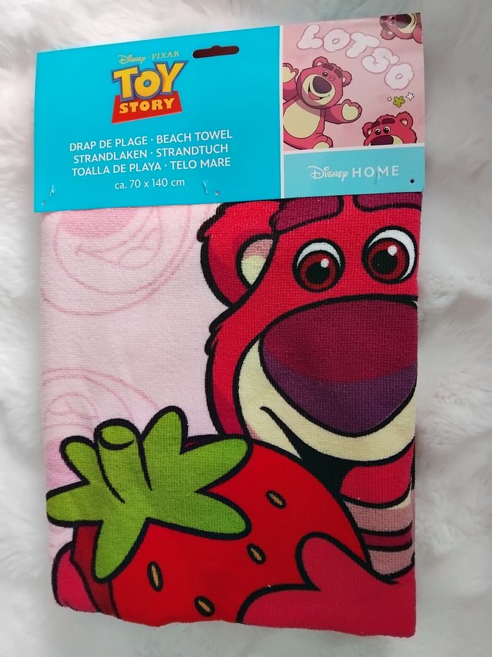Serviette plage Lotso Disney, 70x140, neuf - photo numéro 5