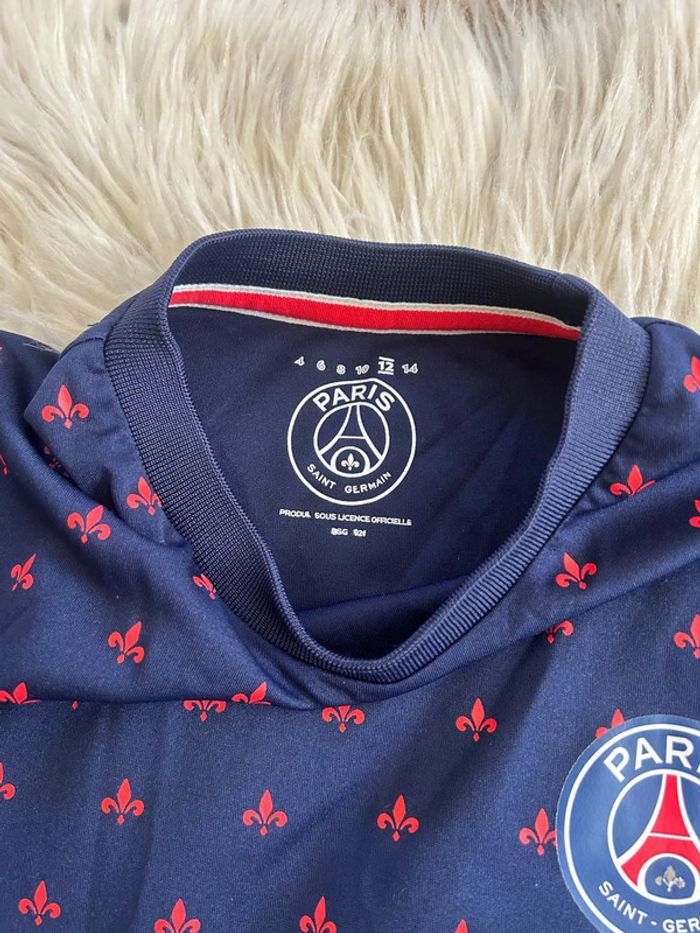 Garçon 👦🏻 Tshirt manches courtes PSG / bleu & rouge / Taille 12 ans - photo numéro 4