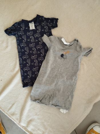 Lot combinaisons short