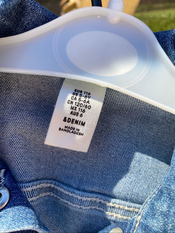 Veste en jean pour filles - photo numéro 3
