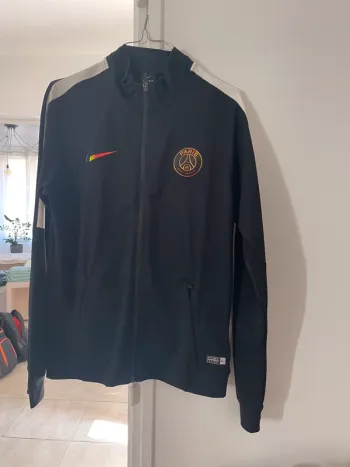 PSG - Veste de football Noire et Or Nike