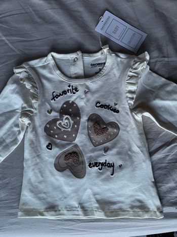 T-shirt bébé fille – Orchestra – 9 mois – neuf sans étiquette