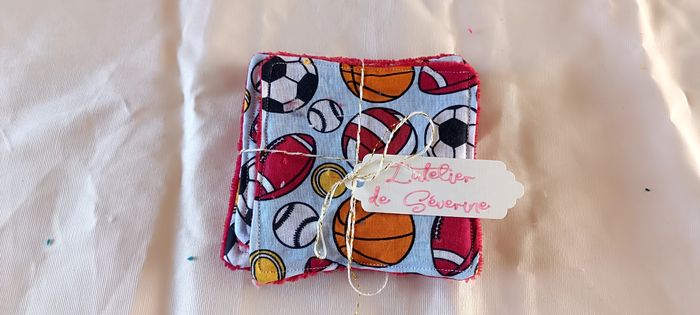 Lot de 5 lingettes lavables