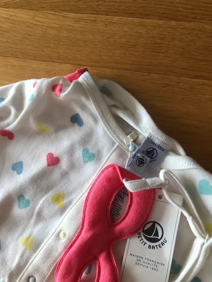 Pyjama cœurs déguisement Petit Bateau 3 ans - photo numéro 6