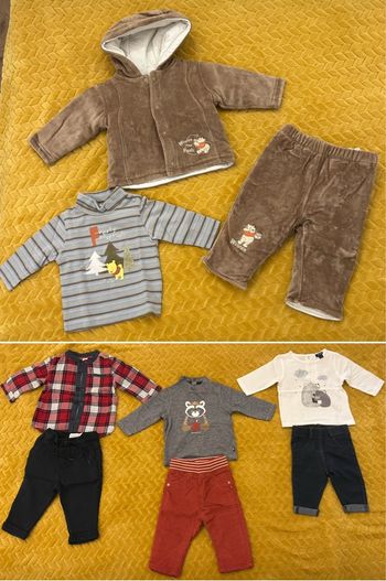 Lot de vêtements automne hiver bébé garçon 3 mois