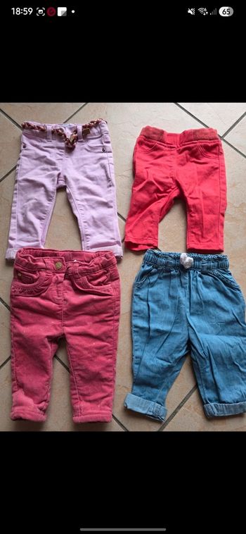 Lot pantalons 3 mois