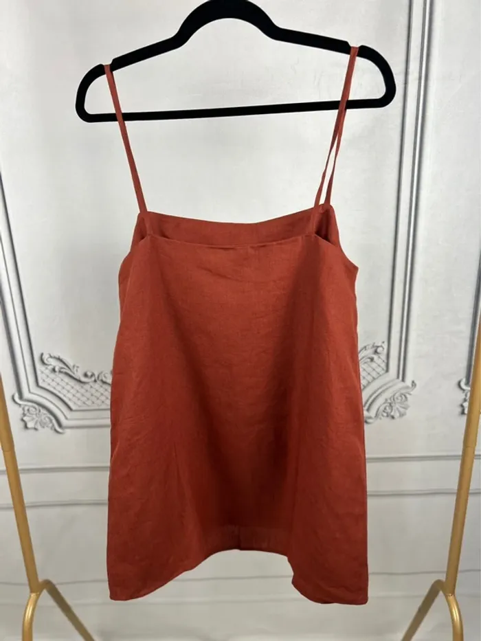 Robe courte Sézane Châtaigne 🌰 T.42 Neuve - photo numéro 6
