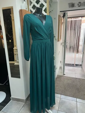 Roco robe longue verte de cérémonie taille 38