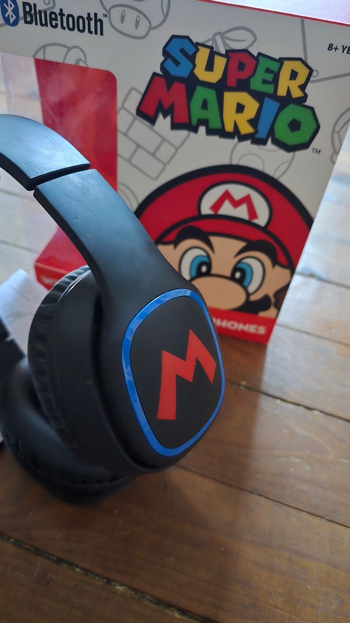 Casque gaming Bluetooth Super Mario - photo numéro 3