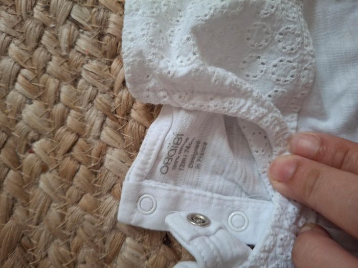 T shirt obaibi neuf 12 mois fille - photo numéro 2