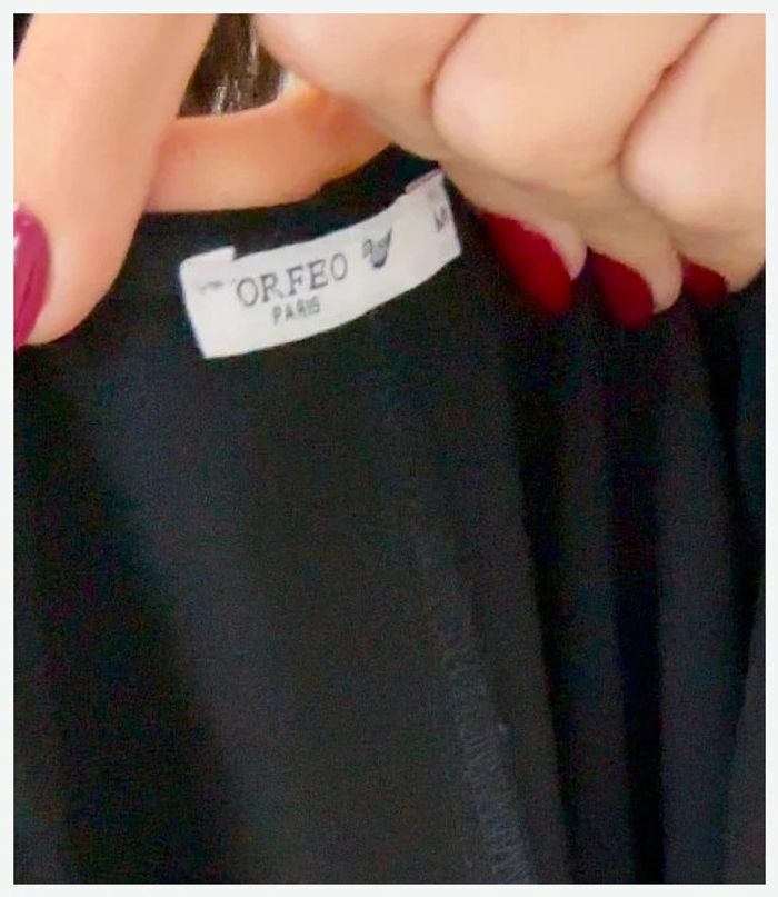 Petite robe noire Orfeo taille M comme neuve - photo numéro 5