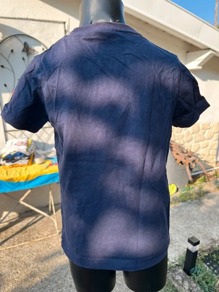 T shirt marine France rugby taille 6 ans - photo numéro 2