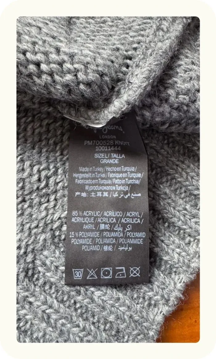 Pull col châle hiver homme Pepe jeans Taille L - photo numéro 6