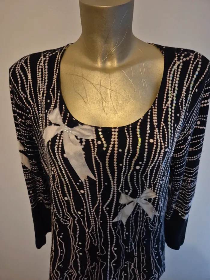 Pull noir taille L - photo numéro 3