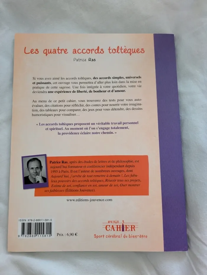 Petit cahier d'exercices des quatre accords toltèques NEUF - photo numéro 2