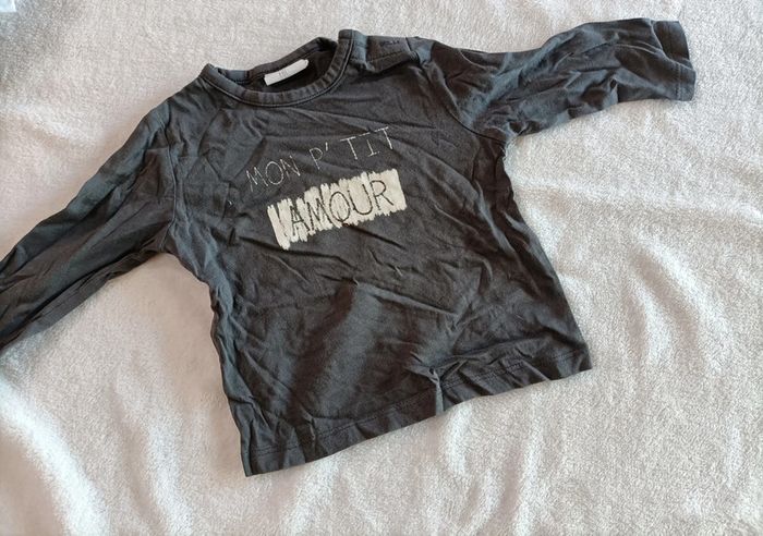 T-shirt manches longues 6 mois - Kiabi