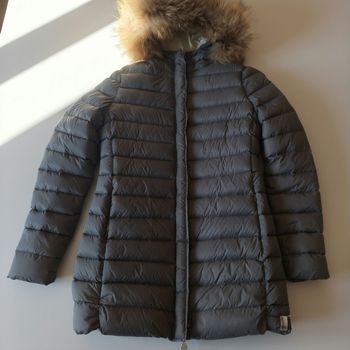 Doudoune Gertrude grise et ivoire _ taille 3 (38/40)