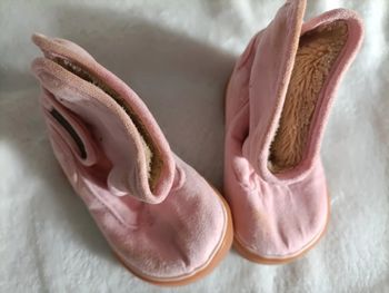Bottines fourrure rose – Taille 15/16