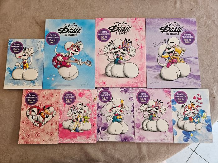 Lot de 9 feuille diddl is back
