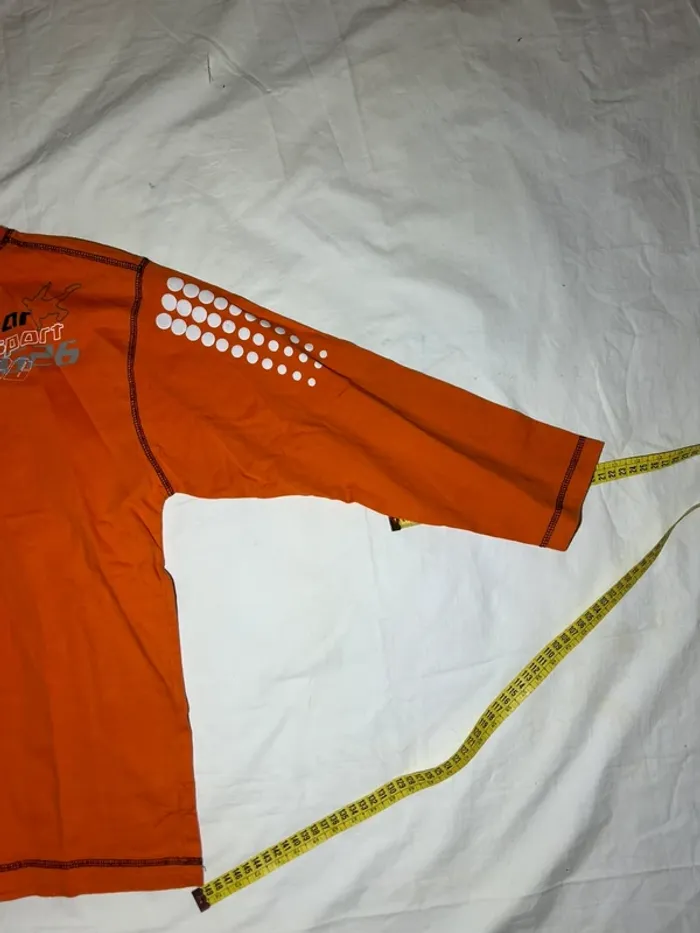 Pull orange enfants - photo numéro 2